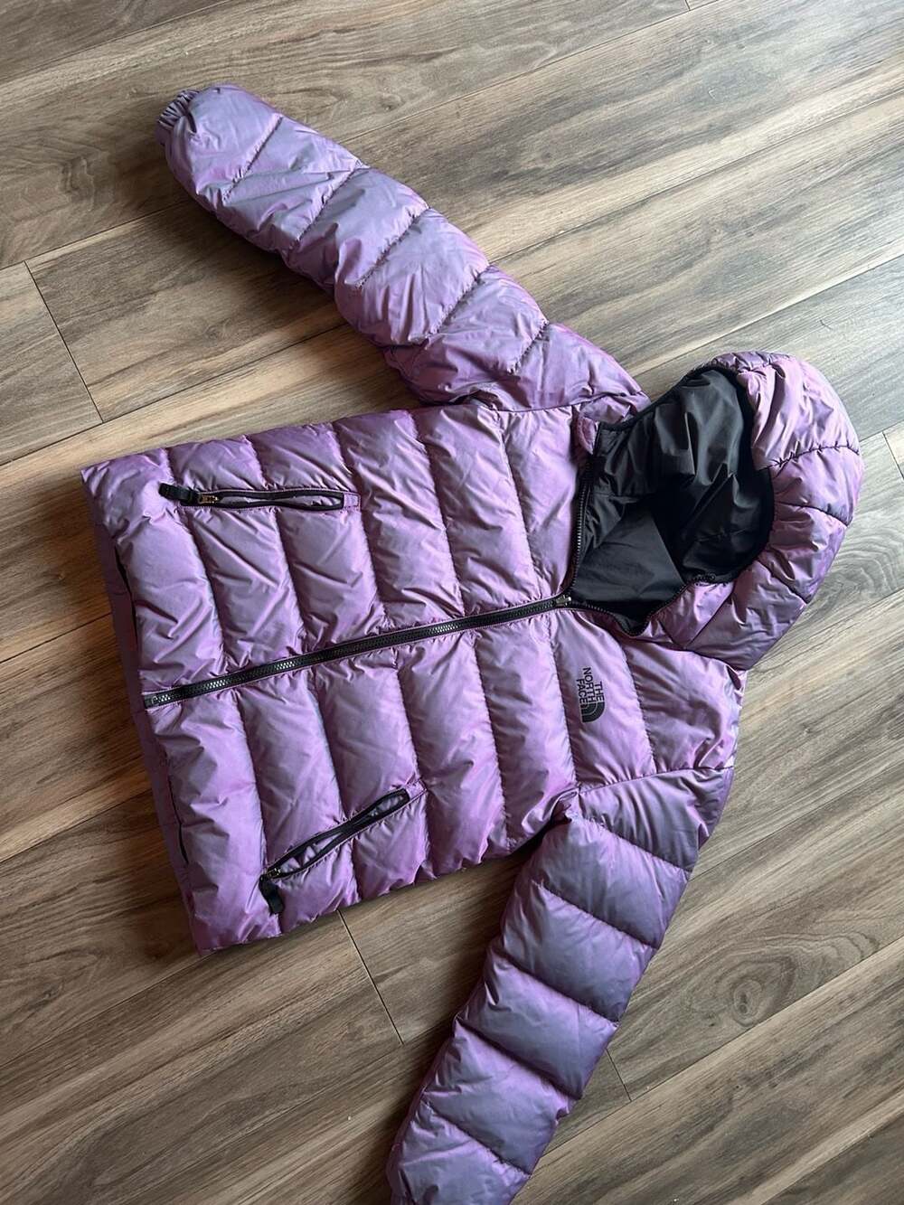 The North Face Girls 550 Down Reversible Puffer Jacket Size XL (18)